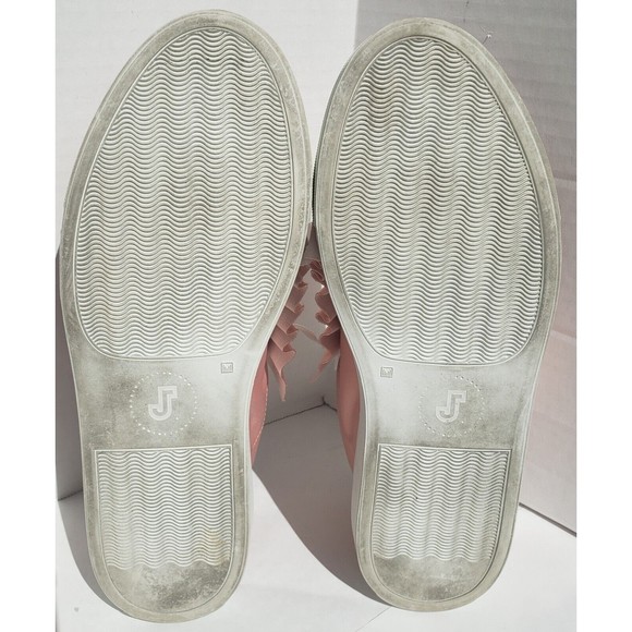 Joshua Sanders Womens Satin Pink Barbie Ruffled Sneakers EU 41 US 10 NY/Italy - Picture 13 of 13